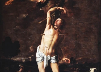 La pintura sobre el santo obra de Pedro de Orrente, que puede admirarse en la Catedral de València