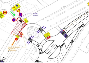 El acceso al tráfico en la Plaza de Canalejas se cierra 14 días por obras