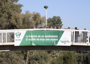 El Ayuntamiento celebra junto a la Federación Peñas los 100 años del Elche C.F