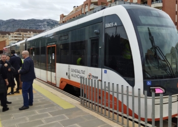 TRAM d’Alacant recupera el servicio en el tramo Dénia-Gata de Gorgos de la Línea 9
