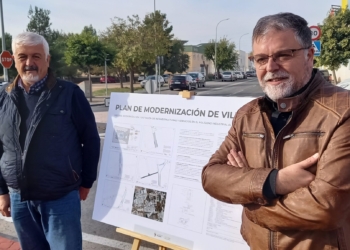 El Alcalde y el concejal de Industria presentan la segunda fase de mejora del polígono industrial El Rubial.