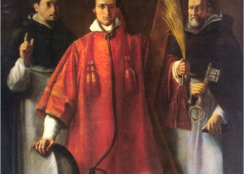 San Vicente Mártir en una de sus más famosas representaciones, de la escuela de Francisco Ribalta.