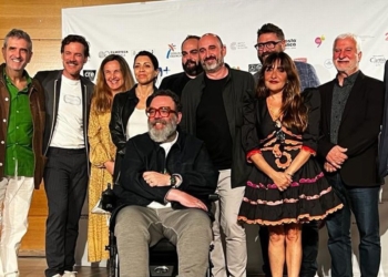 El elenco completo de los premiados en la segunda edición de Series Nostrum.