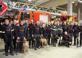 Regresan a la provincia los bomberos de la Diputación que viajaron a Turquía para colaborar en el rescate de víctimas