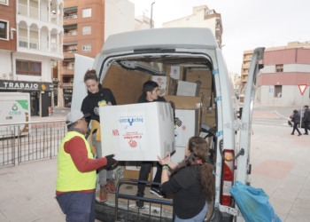 Ya está en camino el el primer convoy con ayuda humanitaria de Elda a Turquía y Siria