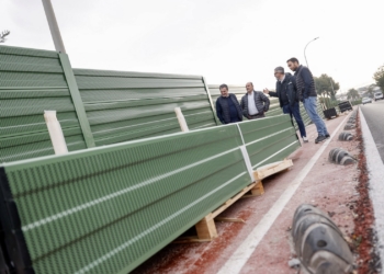 L’Alfàs del Pi instala barreras acústicas en la urbanización El Tossalet