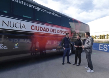 Nuevo autobús con la rotulación de “La Nucía, Ciudad del Deporte”