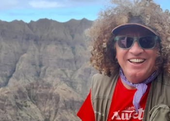 Manuel Bueno durante el viaje al Festival Internacional de Teatro de Ecuador.