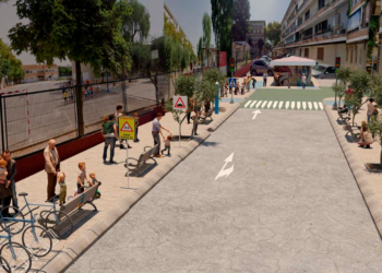 Alfafar inicia la reforma que mejorará el entorno de los centros escolares