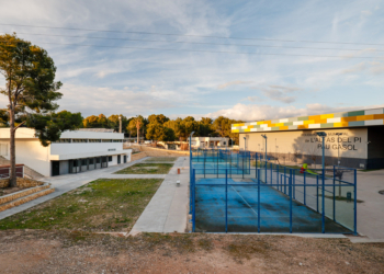 Estado actual de las pistas de pádel.