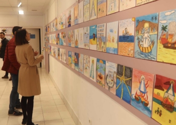 La Casa del Fester acoge la exposición del XX Certamen Escolar de Dibujo y Pintura de la ACR La Barqueta