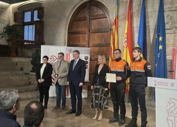 La Agrupación Local de Protección Civil recibe el Galardón de Honor en reconocimiento por su 40 aniversario