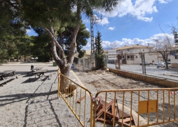Elda inicia los trabajos para la rehabilitación del parque de San Crispín