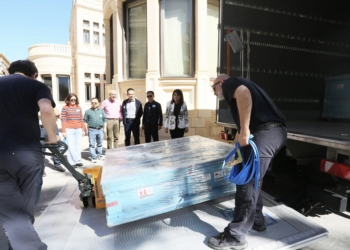 Los guerreros de Xi’an pasan su primera noche en el Museo Arqueológico de la Diputación de Alicante