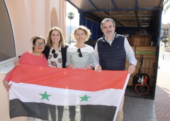 Un trailer con material médico y sanitario de l’Alfàs ya va camino a Siria