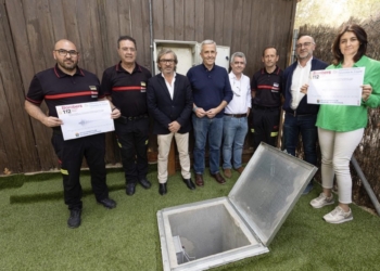 Los Bomberos de la Diputación colaboran con la UA en el análisis y la prevención de terremotos en la provincia