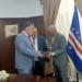 El alcalde de Villena, recibido por el presidente de Cabo Verde por su participación en proyectos de cooperación medioambiental