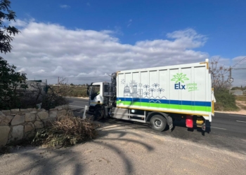 La recogida de poda puerta a puerta, para mantener limpio el Camp d’Elx