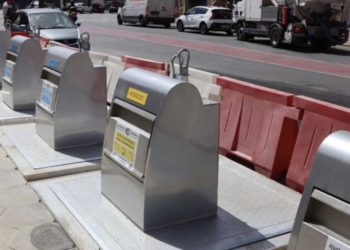Benidorm amplía la capacidad de recogida selectiva en la avenida Beniardá