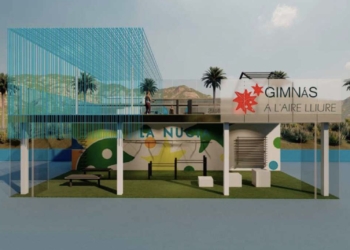 Las obras del Gimnasio Exterior del Estadi Olímpic finalizarán en mayo