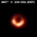Una nueva imagen del agujero negro de M87 revela el nacimiento del potente chorro de partículas que emana de su sombra