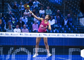 Jugando en el revés junto a Claudia Jensen, la villenense ha alcanzado su mejor nivel esta temporada.