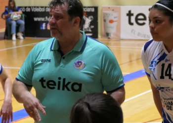 Nacho Madaleno en un partido de Liga