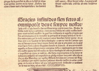 Y la ‘Biblia’ habló en valenciano