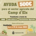 Se amplía hasta el 19 de mayo el plazo para solicitar las ayudas de apoyo a los agricultores del Camp d’Elx