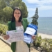 Carolina Gracia recoge las 11 banderas azules otorgadas a las playas de Orihuela