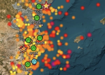 Todos los terremotos de la Comunitat Valenciana
