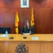Marta Bernabé en la Escuela Judicial (Barcelona), durante su formación.