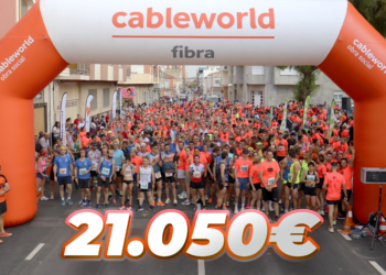 La Obra Social cableworld recauda 21.050€ en la VI Carrera y Marcha solidarias «Yo Dono Vida»