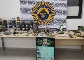 La Policía Local se incauta de 1,5 kilos de marihuana y 400 gramos de hachís en una inspección a una asociación canábica
