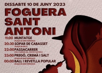 Vuelve la tradicional “Foguera de Sant Antoni”
