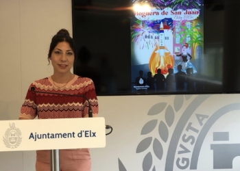 El cohete Miura 1, protagonista de la Hoguera de San Juan de este año