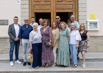 Los siete matrimonios que se han decidido a recuperar las fiestas de San José.