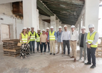 Las obras en las Cigarreras revelan una fuente, arquerías y un refugio de Guerra Civil