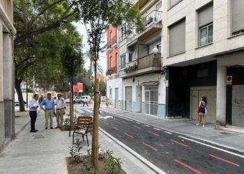 La reurbanización de calle Sevilla permite generar un nuevo corredor verde con 38 árboles