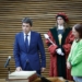 Mazón jura su cargo en Les Corts tras ser investido presidente de la Generalitat.