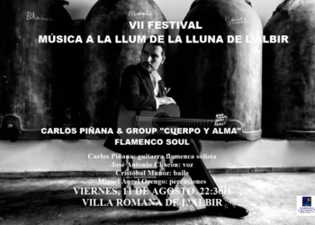 Prosigue el Festival ‘Música a la llum de la lluna’ a ritmo de flamenco soul en el Museo VRA de l’Albir