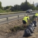 Orihuela limpia el vial que une la carretera de Hurchillo con la de Arneva