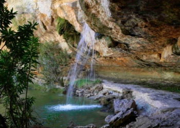 Las piscinas de los Charcos de Quesa