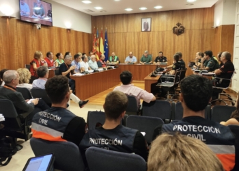 Orihuela realiza un simulacro de inundaciones para coordinar la respuesta ante una emergencia