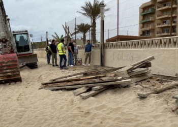 Comienzan las obras de reparación de la Senda Peatonal de La Mata