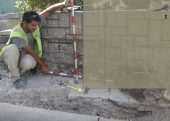 Arqueología presenta una de las losas del antiguo Convento de San Francisco de Villena