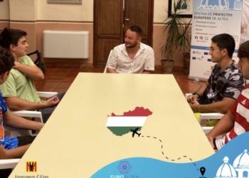 Cuatro jóvenes alteanos viajan a Hungría en el marco del programa europeo Erasmus+