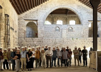 El Colegio Territorial de Arquitectos de Alicante visita las obras de Rodes y Aitex