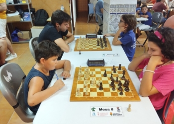 La escuela del Club de Ajedrez Mutxamel