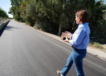 Obras reasfalta el deteriorado Camino de la Partición